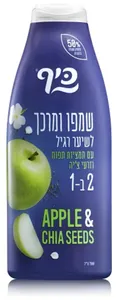 כיף שמפו ומרכך 2 ב-1 תפוח וזרעי צ