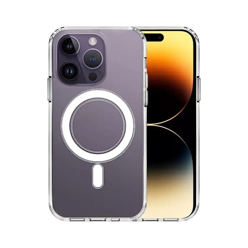 כיסוי שקוף עבה תומך MagSafe לאייפון 17 פרו מקס 