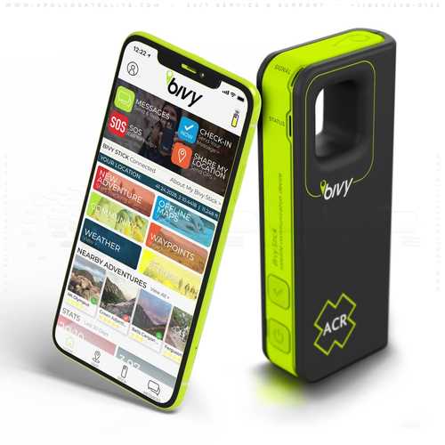 Bivy Stick מכשיר SOS ולוויין לשטח ולים שמירה על קשר ובטיחות