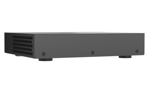 QNAP QSW-3205-5T – מתג 10GbE לא מנוהל עם 5 פורטי Multi-Gig, פעולה שקטה ללא מאוורר וקיבולת מיתוג 100Gbps.
