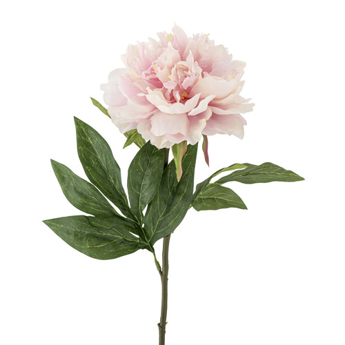 ענף אדמונית מלאכותי Peony - ורוד