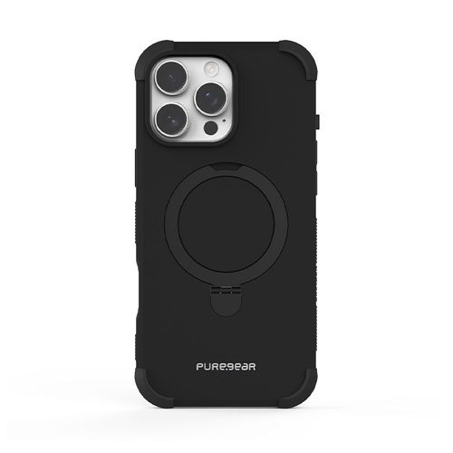 כיסוי לאייפון 15 פרו תומך MagSafe שחור PureGear DualTek Kik