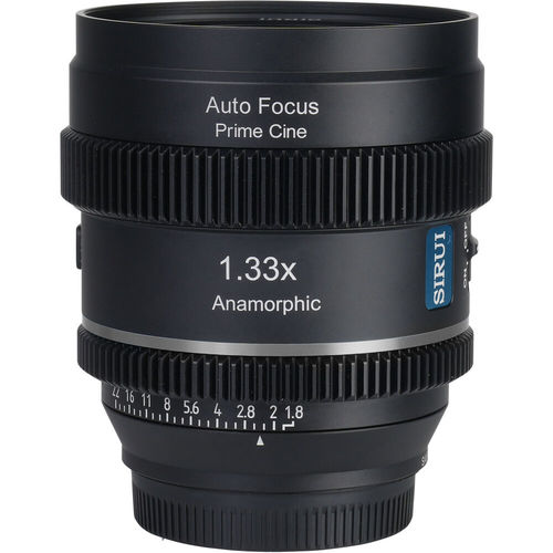 עדשה אנמורפית אוטופוקוס Sirui 20mm T1.8 1.33x S35 Autofocus Anamorphic (Nikon Z, Neutral Flares)