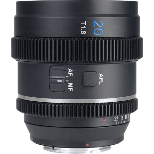 עדשה אנמורפית אוטופוקוס Sirui 20mm T1.8 1.33x S35 Autofocus Anamorphic (Nikon Z, Neutral Flares)