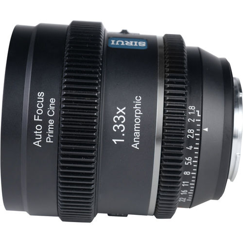 עדשה אנמורפית אוטופוקוס Sirui 20mm T1.8 1.33x S35 Autofocus Anamorphic (Nikon Z, Neutral Flares)