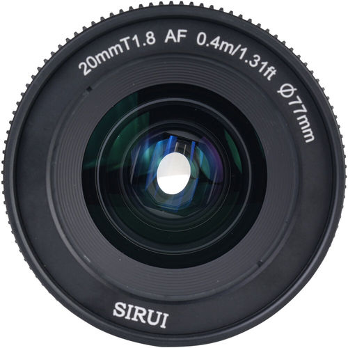 עדשה אנמורפית אוטופוקוס Sirui 20mm T1.8 1.33x S35 Autofocus Anamorphic (Nikon Z, Neutral Flares)