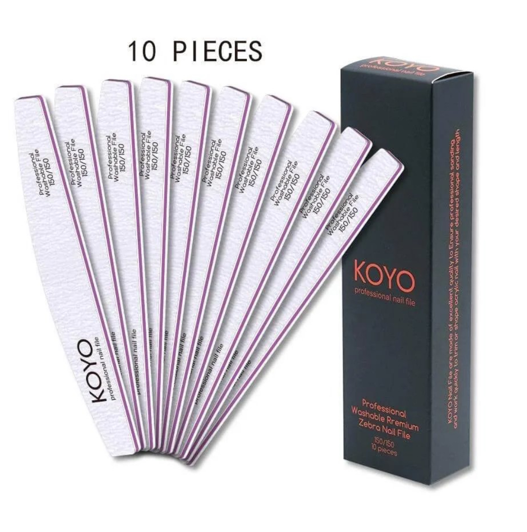פצירות ירח 10 יח׳ 100/180 