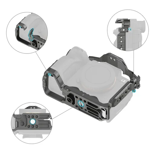כלוב למצלמות סוני SmallRig HawkLock a7R V, a7 IV, a7S III, a1, a7R IV