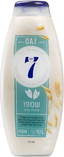 נקה 7 שמפו שיבולת שועל 750 מ