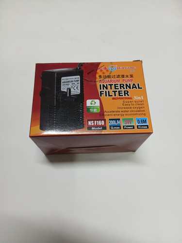 פילטר פנימי לאקווריום 200 ליטר לשעה NS F 160 