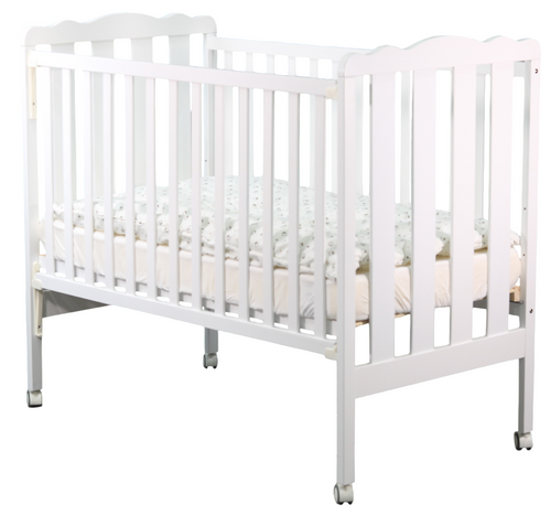 מיטת תינוק מעוצבת דגם הימליה (תקן חדש) - לבן