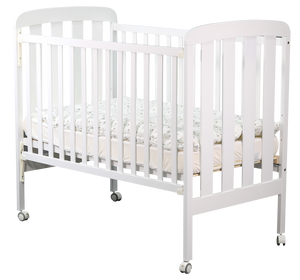 מיטת תינוק מעוצבת דגם אולימפוס (תקן חדש) - לבן