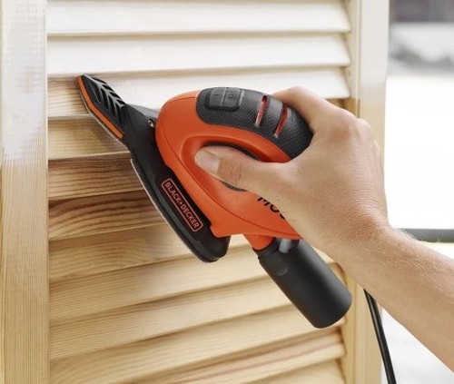 מלטשת פינות רוטטת Black+Decker BEW230BC-QS