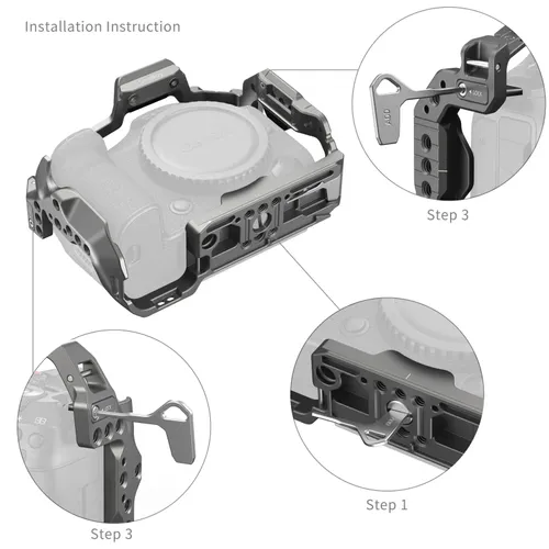 כלוב למצלמת קנון SmallRig HawkLock Cage Canon EOS R5 Mark II