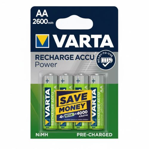 סוללות Varta NIMH 1.2V 2600MAH Battery X4