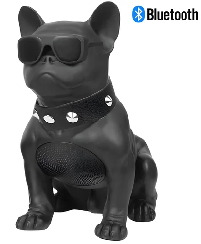 רמקול בעיצוב כלב בולדוג שחור Big Bulldog  