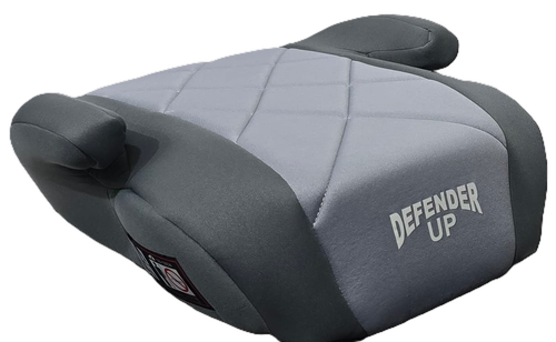 בוסטר הגבהה לילד Defender UP עם ריפוד מלא בתקן R129 החדש - אפור