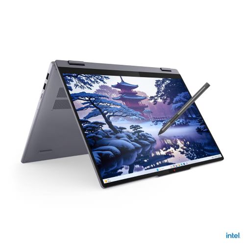 Lenovo IdeaPad 5 2-in-1 16IAL10 with Intel Ultra 7 255H, 16GB LPDDR5x memory, 1TB SSD and 16-inch WUXGA touch display.