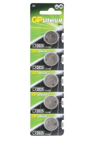 מארז 5 סוללות GP CR2025