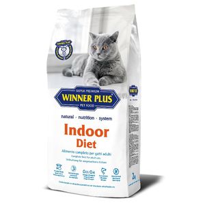 Winner Plus Indoor Diet לחתולים בוגרים – מזון סופר פרימיום לחתולי בית | 2 ק״ג