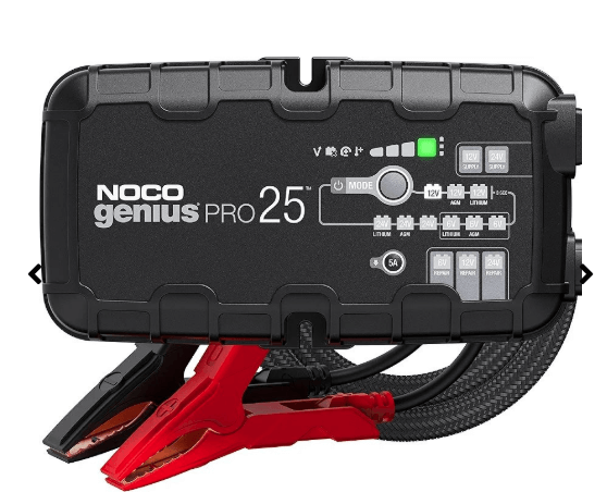 מטען מצברים GENIUS PRO 25 – טעינה חכמה ויעילה עד 25A