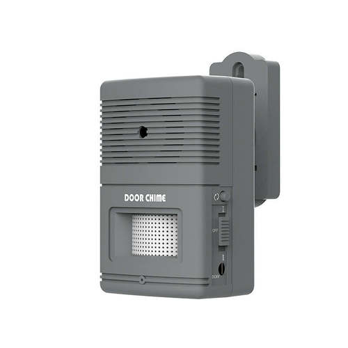 פעמון אלחוטי עם גלאי תנועה על סוללות JX371 אפור KDigital