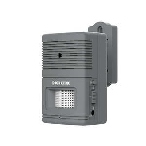 פעמון אלחוטי עם גלאי תנועה על סוללות JX371 אפור KDigital