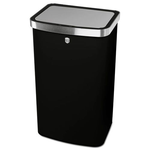 פח חכם מעוצב 60 ליטר שחור Berlinger Haus BH9795