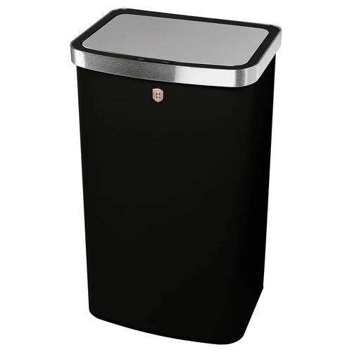 פח חכם מעוצב 60 ליטר שחור רוז Berlinger Haus BH9796