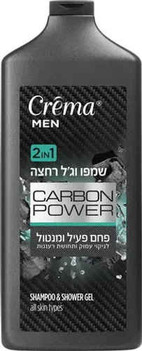 קרמה שמפו וג'ל רחצה קרבון פאואר 2 ב1 700 מ