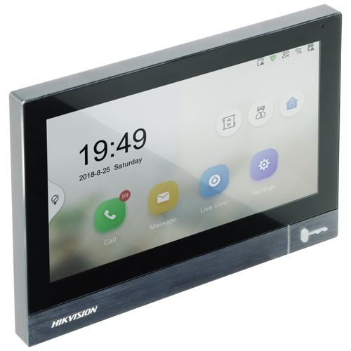 תחנה פנימית 7 אינץ דגם DS-KH8381-WTE1 מבית HikVision