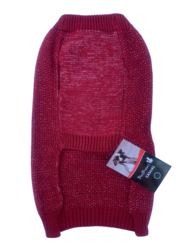 פטס פרוג'קט סוודר CASUAL XS בורדו/נייבי לכלבים ולחתולים