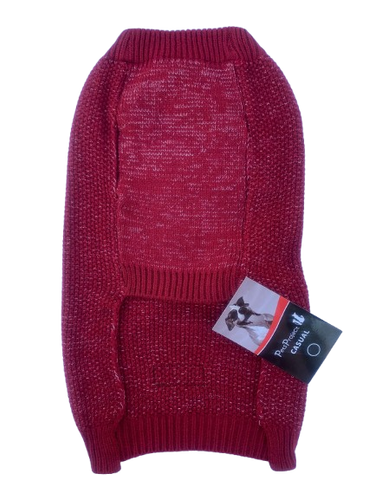 פטס פרוג'קט סוודר CASUAL XS בורדו/נייבי לכלבים ולחתולים