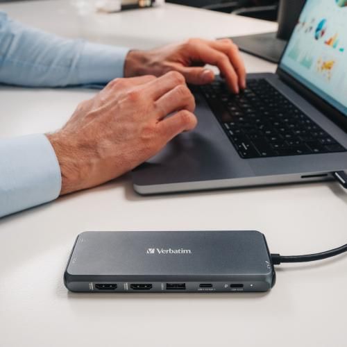 תחנת עגינה USB-C™ Pro Multiport Hub CMH 14 – 14 Ports Verbatim ורבטים