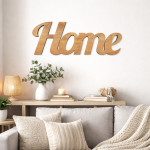 שלטי עץ מעוצבים | דגם "Home"
