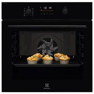 תנור בנוי פירוליטי 72 ליטר Electrolux EOP5322K זכוכית שחורה |  אלקטרולוקס