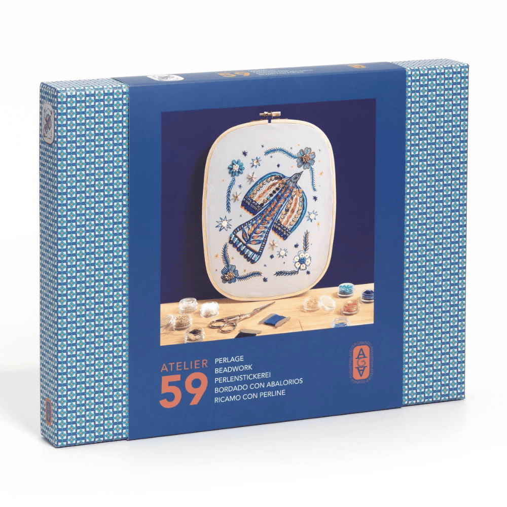 סדנת אמן 59 רקמת חרוזים ופאייטים - DJECO