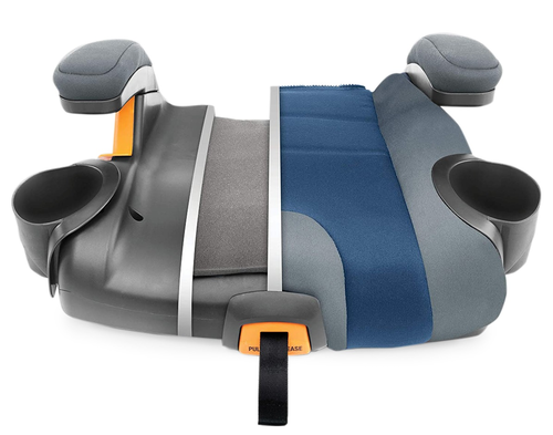 בוסטר קידפיט קלירטקס פלוס Kidfit Cleartex Plus עם ריפוד נטול כימיכלים, איזופיקס ומתקני כוס גמישים - אפור Drift