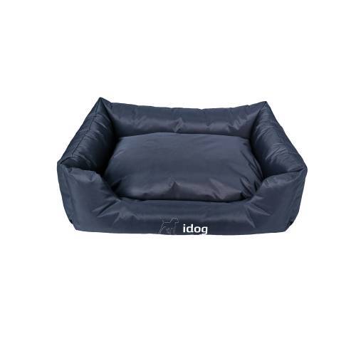 מיטה נגד מים לכלב IDOG מידה XL כחול נייבי 95x75x20 ס