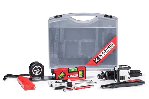 ערכת פילוס, מדידה והתקנה + מזוודת נשיאה KAPRO Pro All In One קפרו אול אין