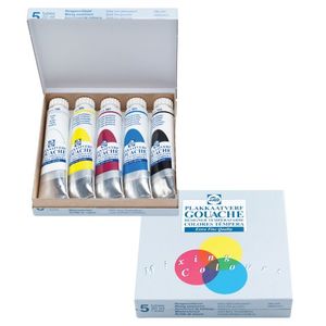 סט 5 צבעי גואש 20 מל Talens