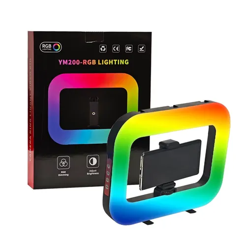 תאורת לד ניידת YM200 RGB