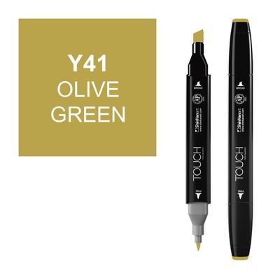 טוש דו צדדי Touch -Olive Green Y 41