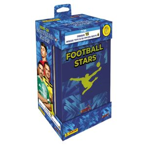 קופסת אספנים גדולה מדבקות ליגת העל FOOTBALL STARS 2025-26