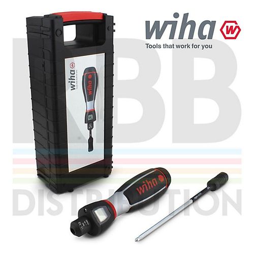 מברג מומנט דיגיטלי 1-5Nm כולל מחזיק ביטים WIHA 36888