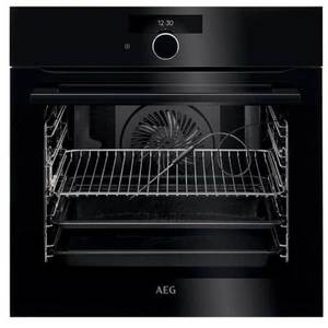 תנור בנוי פירוליטי 71 ליטר AEG BPK294733B Horizon שחור אאג