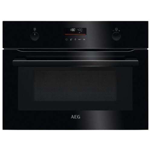תנור בנוי 43 ליטר משולב מיקרוגל AEG KME565060B Frame Series Compact שחור אאג