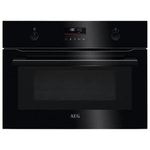 תנור בנוי 43 ליטר משולב מיקרוגל AEG KME565060B Frame Series Compact שחור אאג