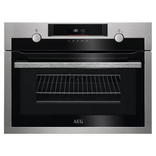 תנור בנוי 43 ליטר משולב מיקרוגל AEG KME565060M Frame Series Compact נירו' אאג