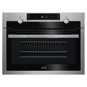 תנור בנוי 43 ליטר משולב מיקרוגל AEG KME565060M Frame Series Compact נירו